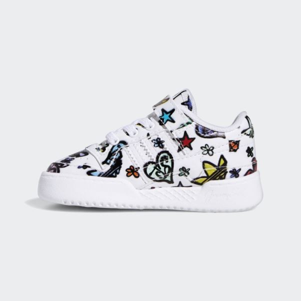 Adidas Jeremy Scott Forum 84 Low Mono Chaussures Noir