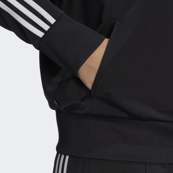 Adidas Noir Adicolor Classics Firebird Track Top (taille Plus)