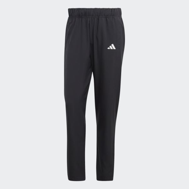 Pantalon De Tennis Tissé Stretch Noir Adidas