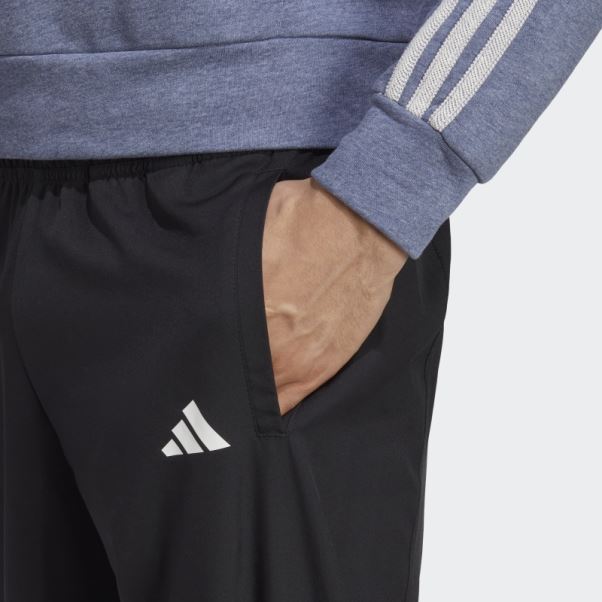 Pantalon De Tennis Tissé Stretch Noir Adidas