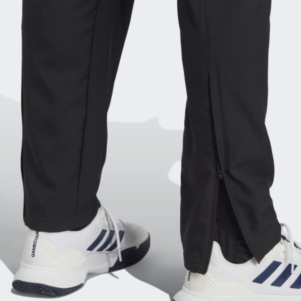 Pantalon De Tennis Tissé Stretch Noir Adidas