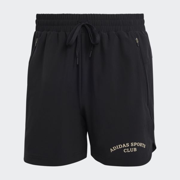 Short Graphique Adidas Sports Club Noir