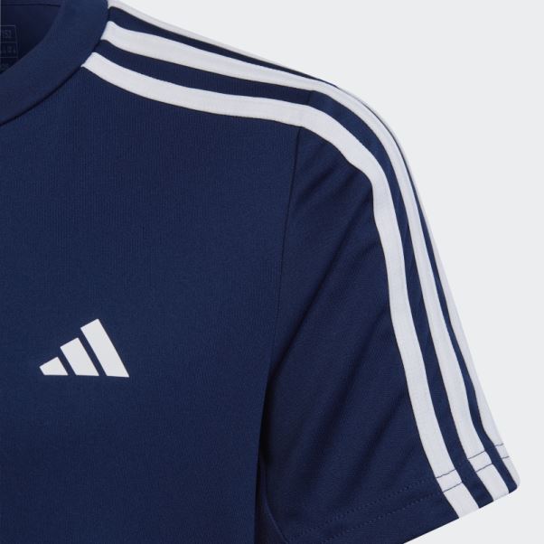 Train Essentials Aeroready 3-stripes T-shirt Regular Fit Adidas Bleu Foncé