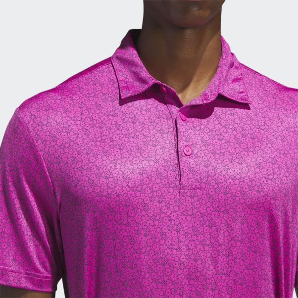 Polo De Golf Imprimé Ultimate365 Fuchsia Adidas