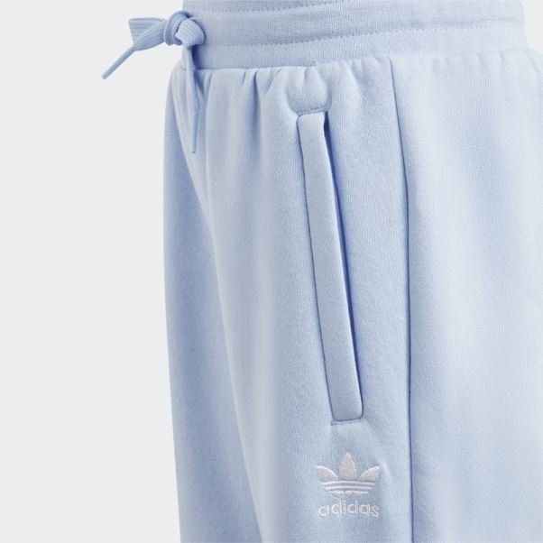 Ensemble Adicolor Crew Adidas Bleu Aube
