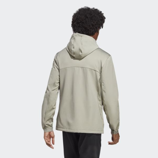Sweat à Capuche Zippé Adidas Silver Pebble Cold.rdy