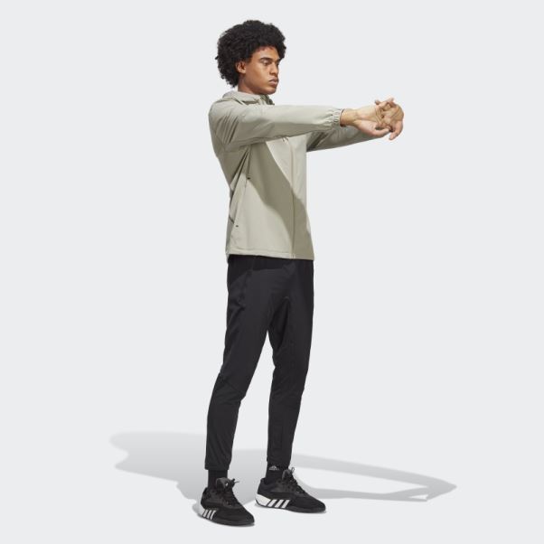 Sweat à Capuche Zippé Adidas Silver Pebble Cold.rdy
