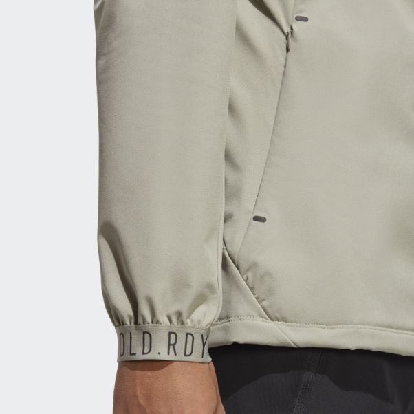 Sweat à Capuche Zippé Adidas Silver Pebble Cold.rdy