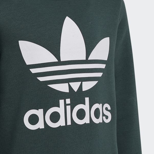 Adidas Adicolor Crew Set Vert Minéral