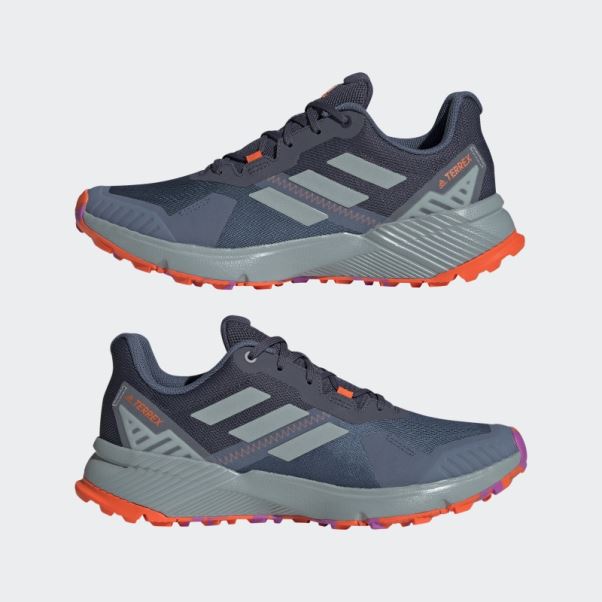 Terrex Soulstride Chaussures De Course Sur Sentier Acier Adidas