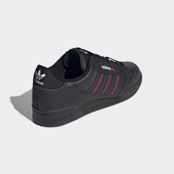 Chaussure Adidas Continental 80 Stripes Noir