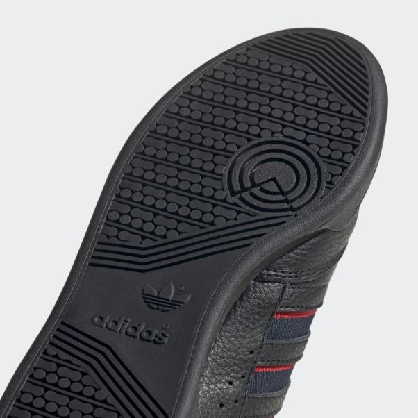 Chaussure Adidas Continental 80 Stripes Noir