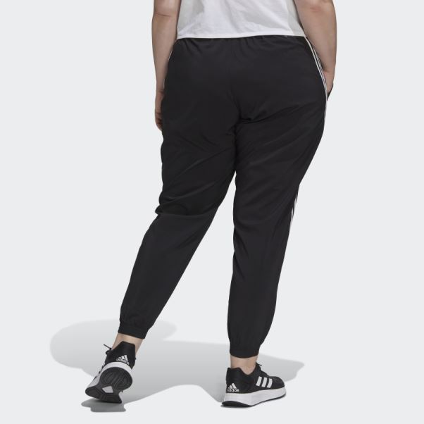 Pantalon Train Icon 3 Bandes Noir (grande Taille) Adidas