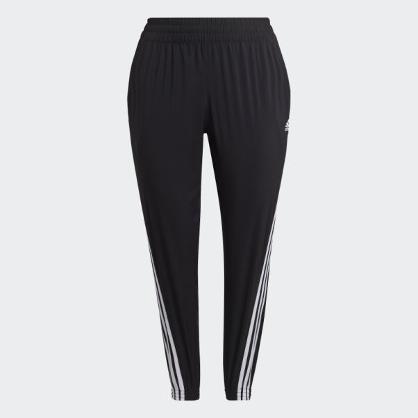 Pantalon Train Icon 3 Bandes Noir (grande Taille) Adidas