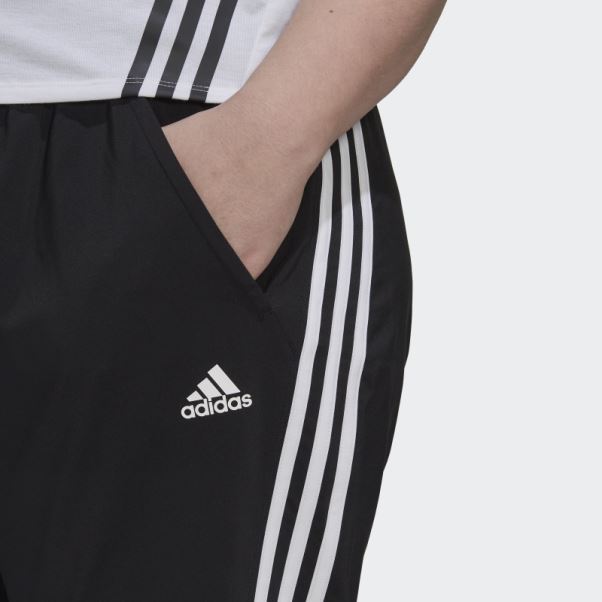 Pantalon Train Icon 3 Bandes Noir (grande Taille) Adidas