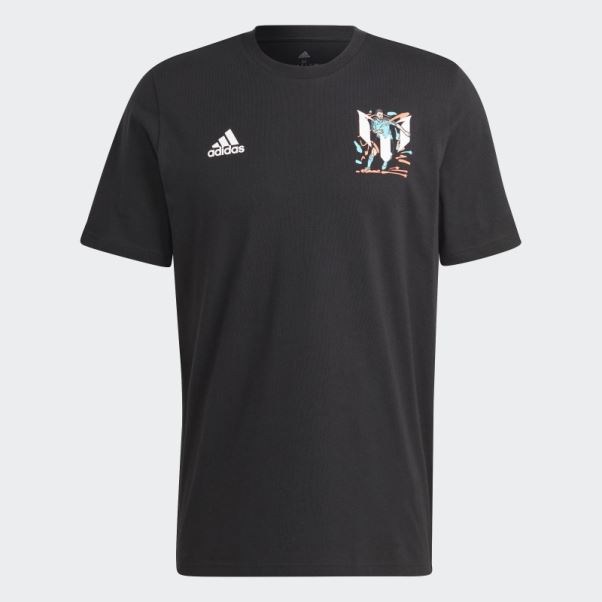 T-shirt Graphique Adidas Messi Soccer Icon Noir