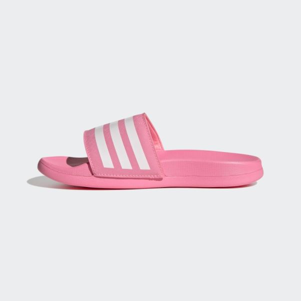 Adilette Confort Diapositives Faisceau Rose Adidas