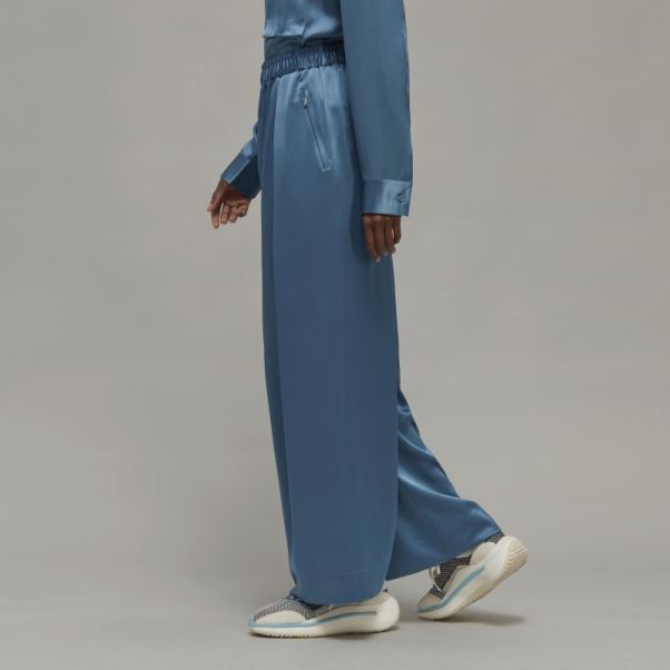 Y-3 Pantalon De Jogging Large En Soie Technique Adidas Fashion