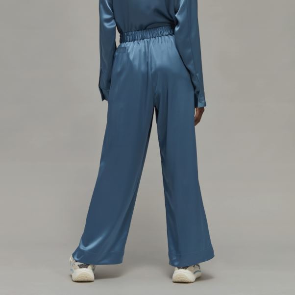 Y-3 Pantalon De Jogging Large En Soie Technique Adidas Fashion