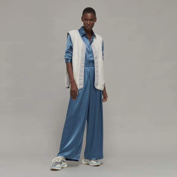 Y-3 Pantalon Large En Soie Technique Adidas