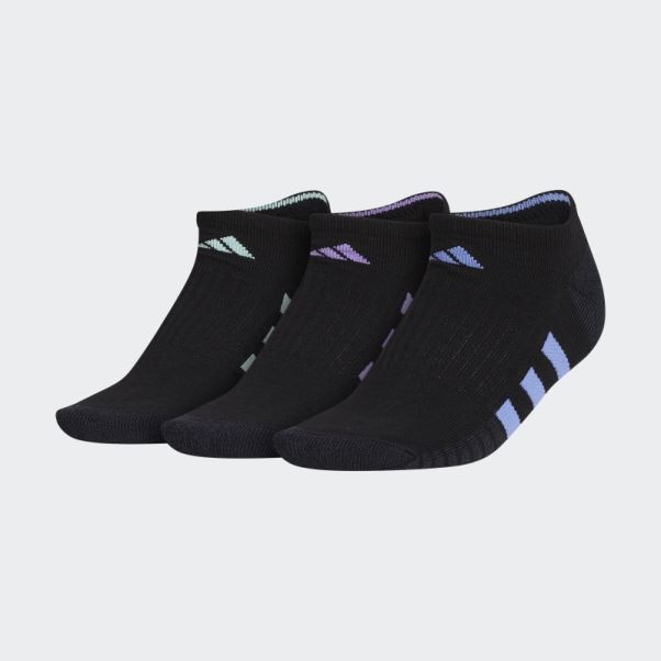 Chaussettes Amortissantes 3 Invisibles 3 Paires Adidas Noir