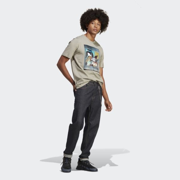 T-shirt Adidas Silver Pebble Graphics Off The Grid