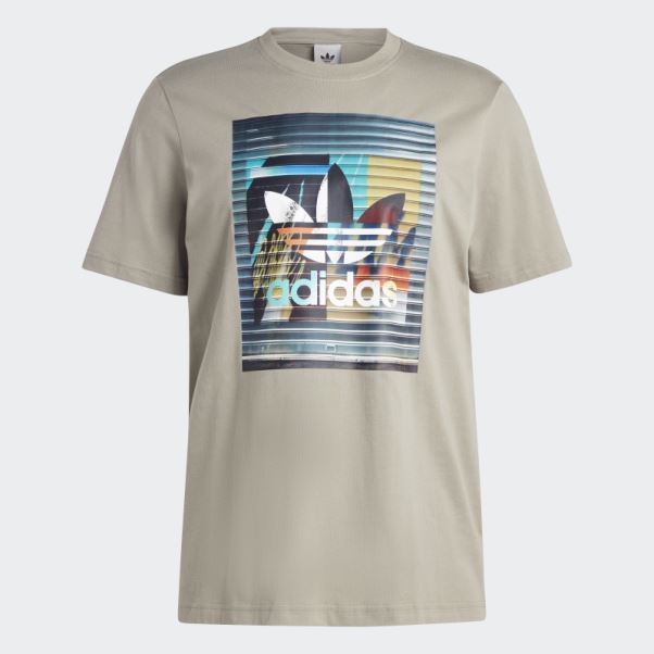 T-shirt Adidas Silver Pebble Graphics Off The Grid