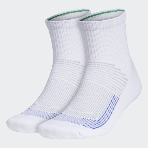 Adidas Superlite Ultraboost Quarter Chaussettes Blanches 2 Paires