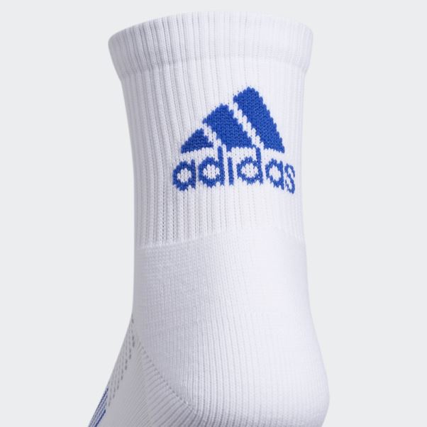 Adidas Superlite Ultraboost Quarter Chaussettes Blanches 2 Paires