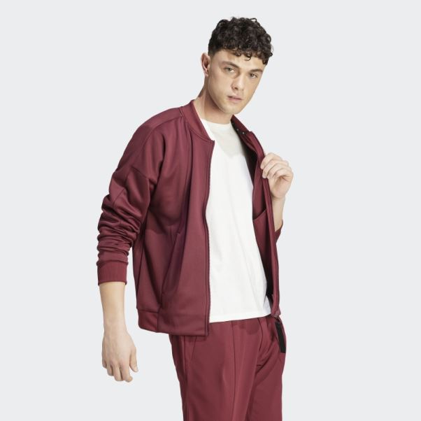Veste De Survêtement Chauffante Adidas City Escape Aeroready Rouge