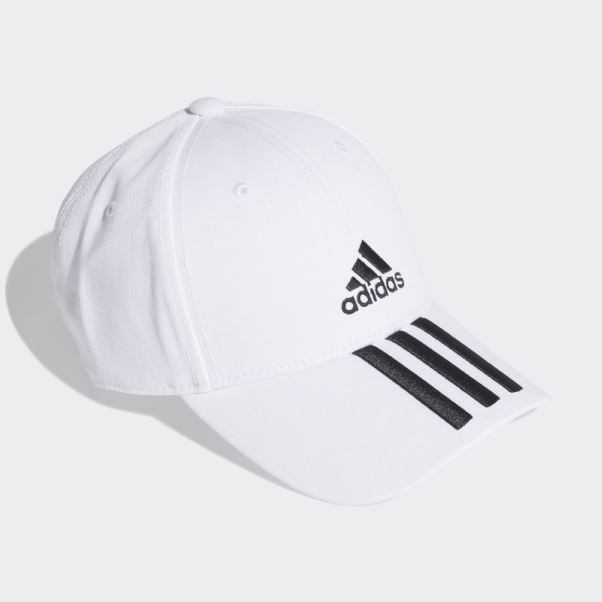Casquette Adidas Baseball 3-stripes Sergé Blanc élégant