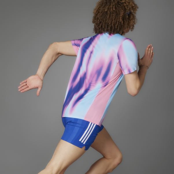 T-shirt Bleu Cassé La Norme Adidas