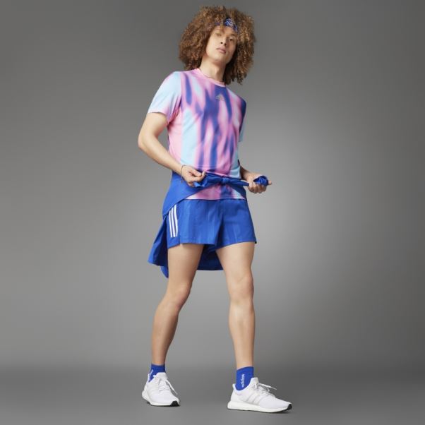 T-shirt Bleu Cassé La Norme Adidas