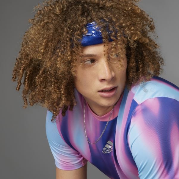 T-shirt Bleu Cassé La Norme Adidas