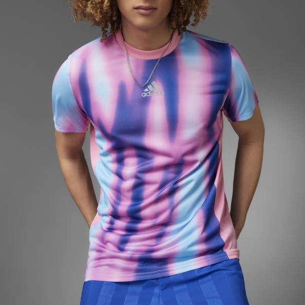 T-shirt Bleu Cassé La Norme Adidas