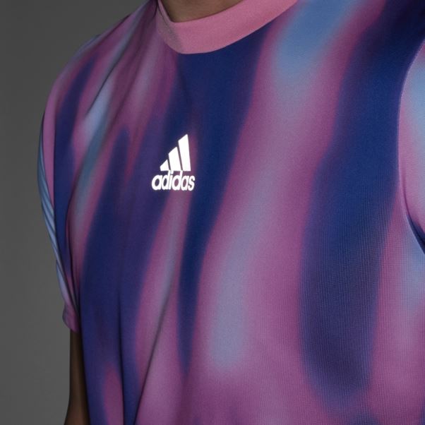 T-shirt Bleu Cassé La Norme Adidas