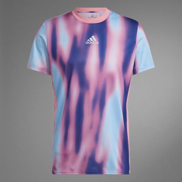 T-shirt Bleu Cassé La Norme Adidas