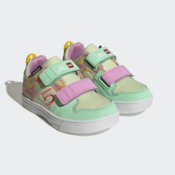 Vert Lueur Adidas Cinq Dix Freerider X Lego Chaussures De Vélo De Montagne