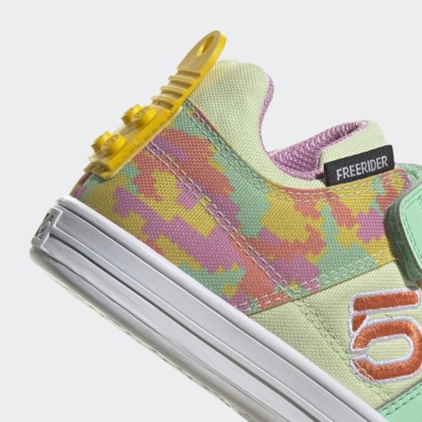 Vert Lueur Adidas Cinq Dix Freerider X Lego Chaussures De Vélo De Montagne