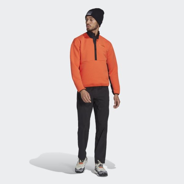 Adidas Terrex Randonnée Demi-zip Polaire Orange