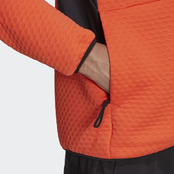 Adidas Terrex Randonnée Demi-zip Polaire Orange