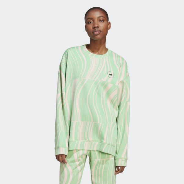 Sweat Graphique Adidas By Stella Mccartney Truecasuals Vert Chaud