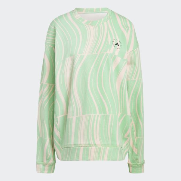 Sweat Graphique Adidas By Stella Mccartney Truecasuals Vert Chaud