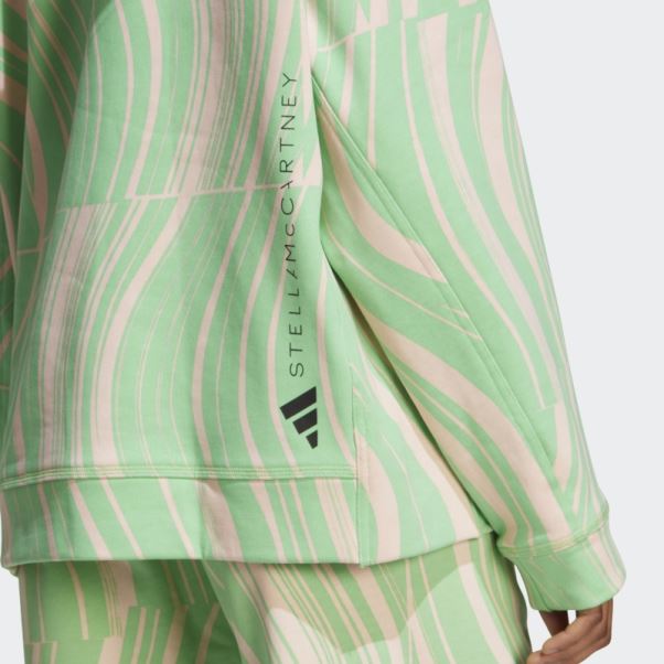 Sweat Graphique Adidas By Stella Mccartney Truecasuals Vert Chaud