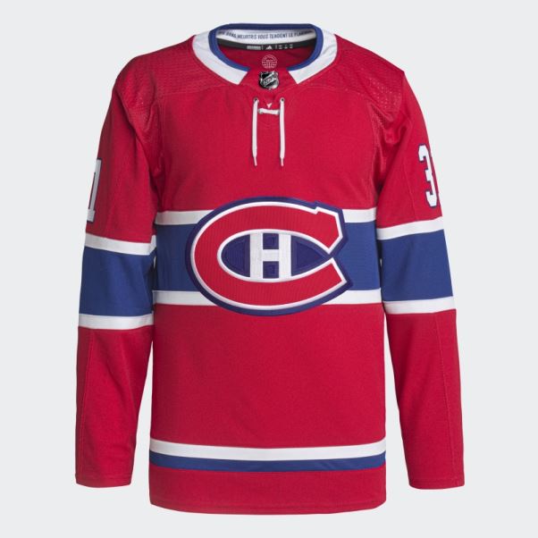 Chandail Aeroready De Hockey Sur Glace De La Nhl Adidas Canadiens Rouge