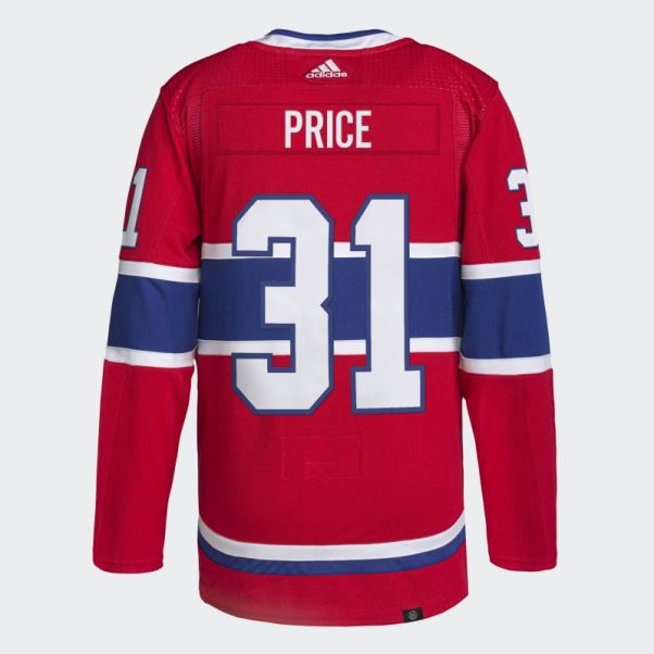 Chandail Aeroready De Hockey Sur Glace De La Nhl Adidas Canadiens Rouge
