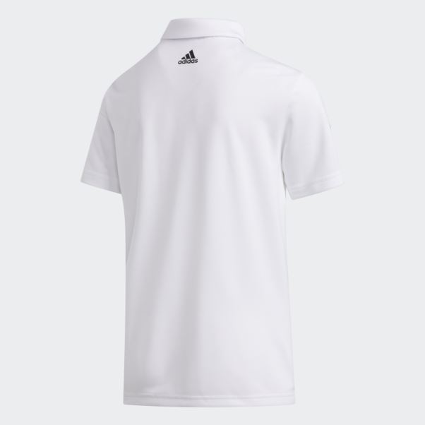 Polo 3 Bandes Adidas Blanc