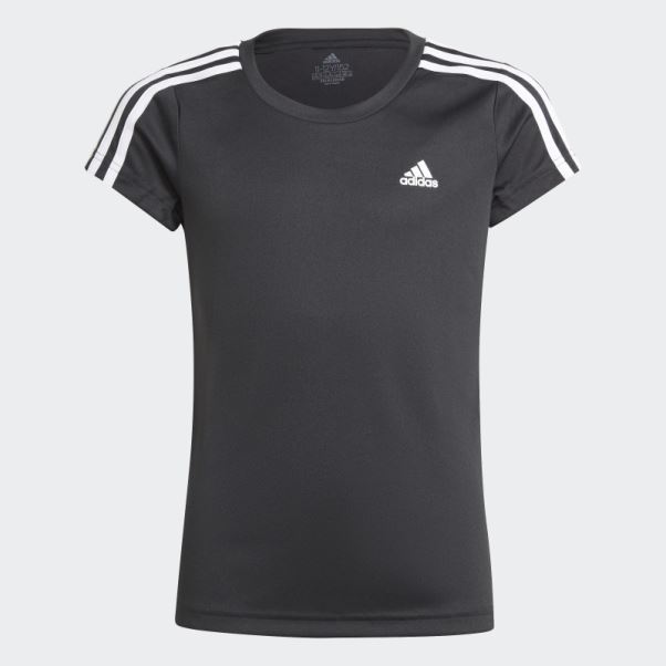 T-shirt Adidas 3 Bandes Noir
