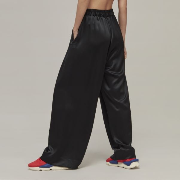 Y-3 Pantalon De Jogging Large En Soie Technique Adidas Stylé