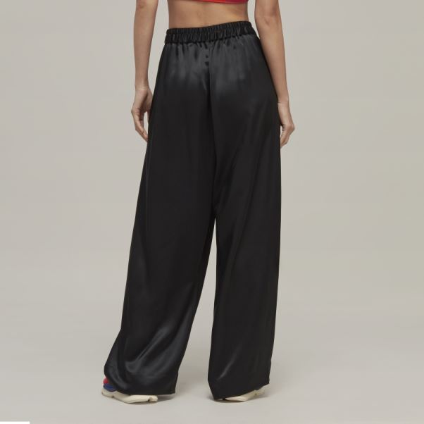 Y-3 Pantalon De Jogging Large En Soie Technique Adidas Stylé